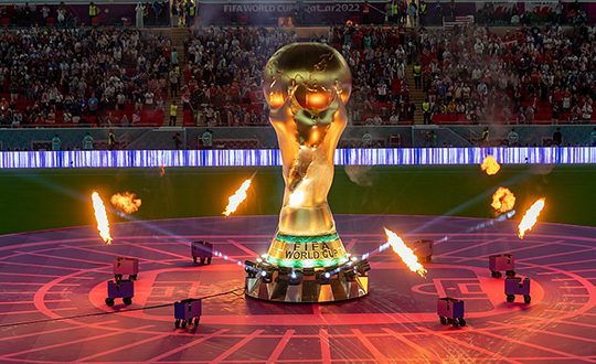 Fifa 2022 World Cup opening ceremony. Image source: U.S. Department of State from United States, Public domain, via Wikimedia Commons