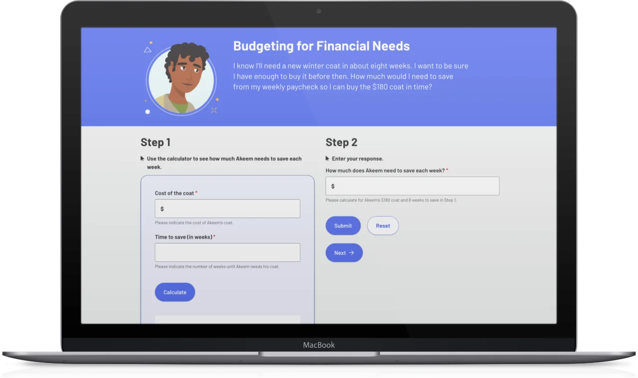 Macbook showing Grow Financial Planning for Life screenshot