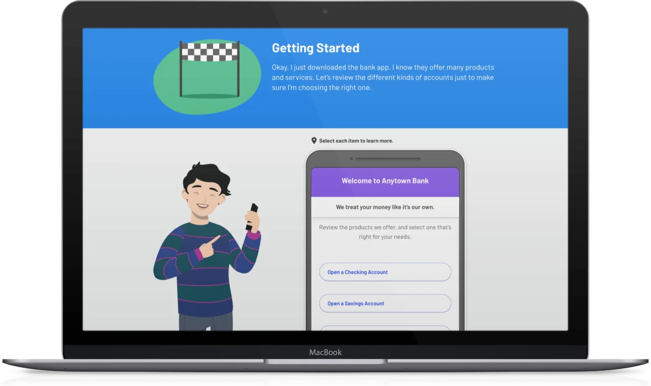 Macbook showing SaveUp screen